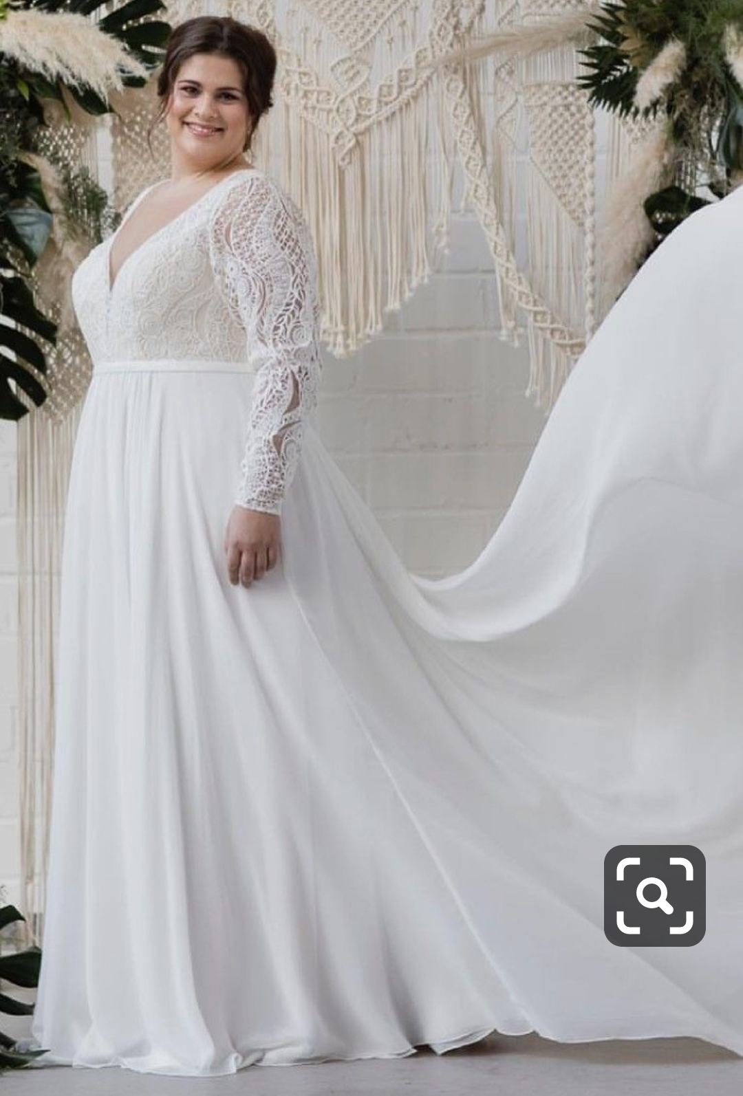 robe de mariée ronde, grande taille